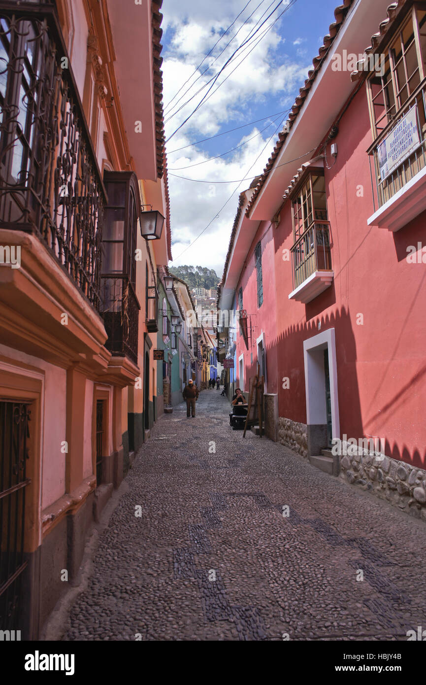 La Paz, Peru Stockfoto