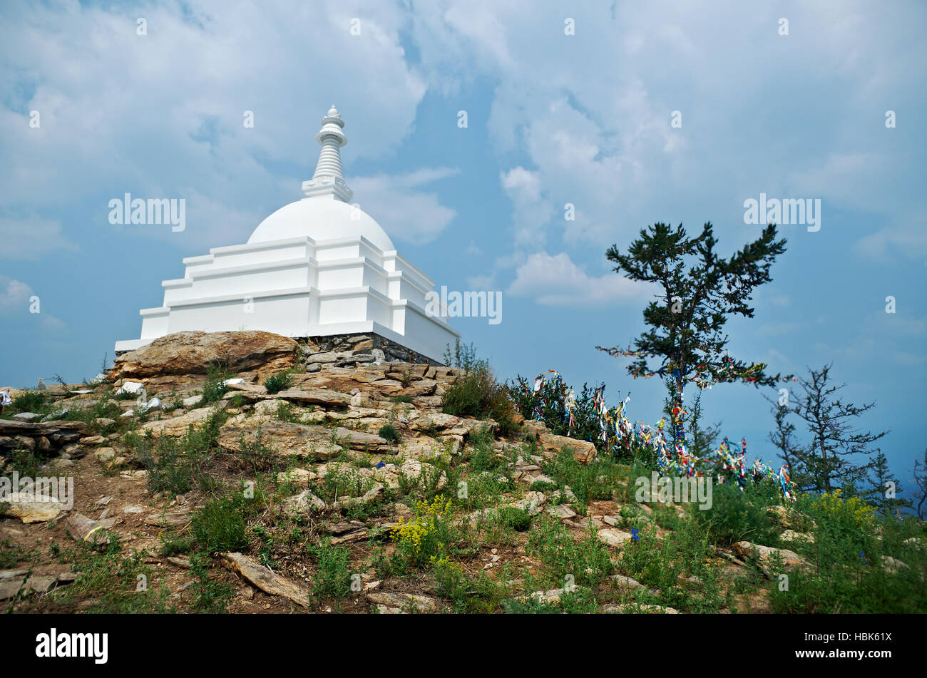 Buddhistische Stupa der Aufklärung Stockfoto