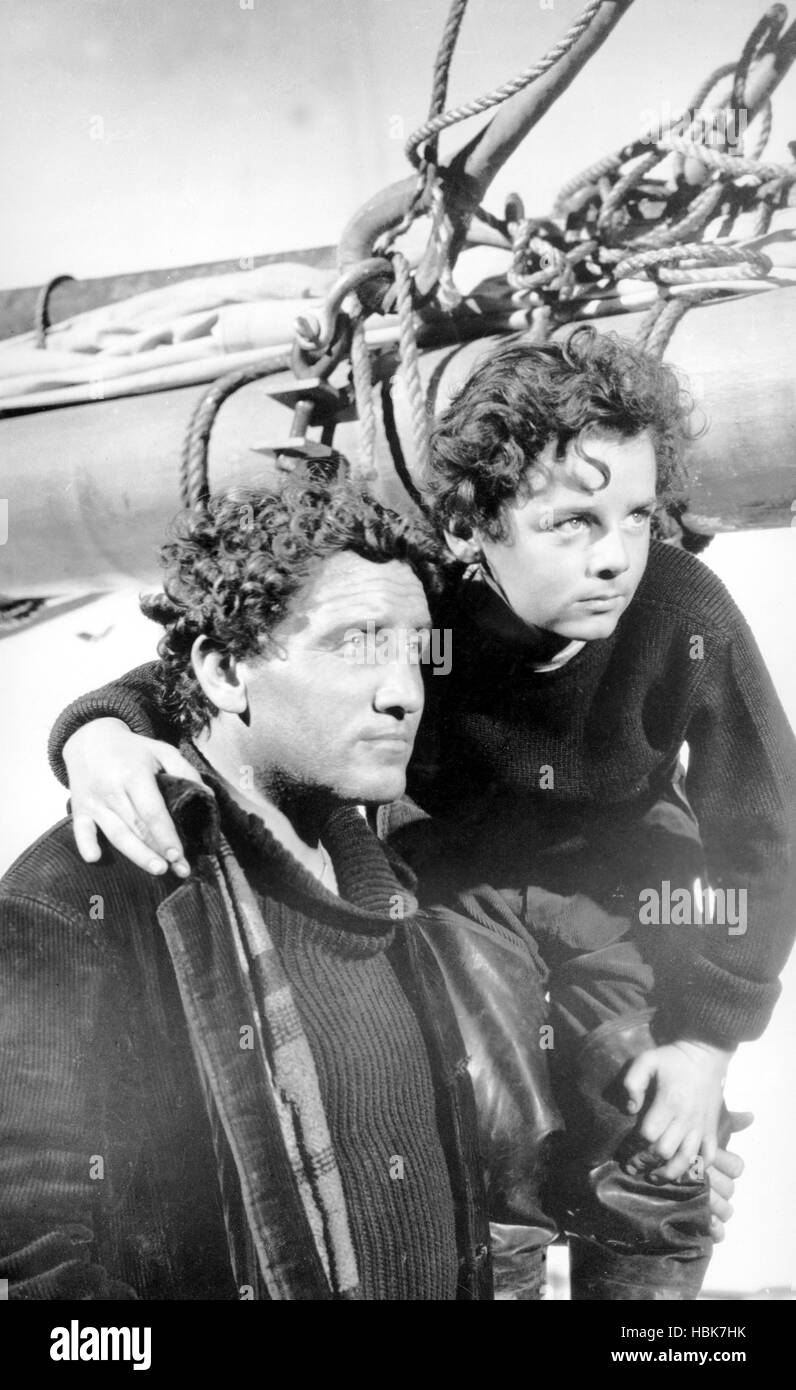 CAPTAINS COURAGEOUS, Spencer Tracy, Freddie Bartholomew, 1937 ...