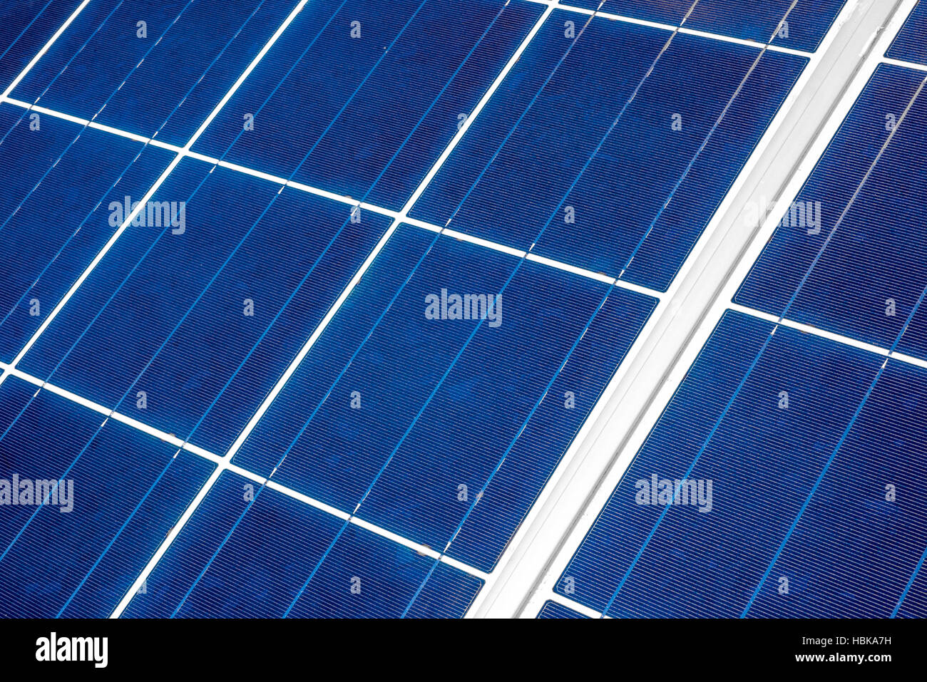 Solar-Panel aus nächster Nähe Stockfoto