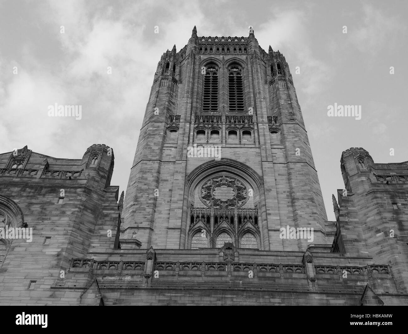 Liverpool Kathedrale in Liverpool Stockfoto