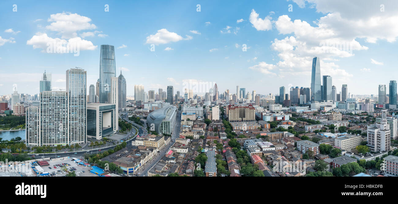 Tianjin Panorama Stockfoto