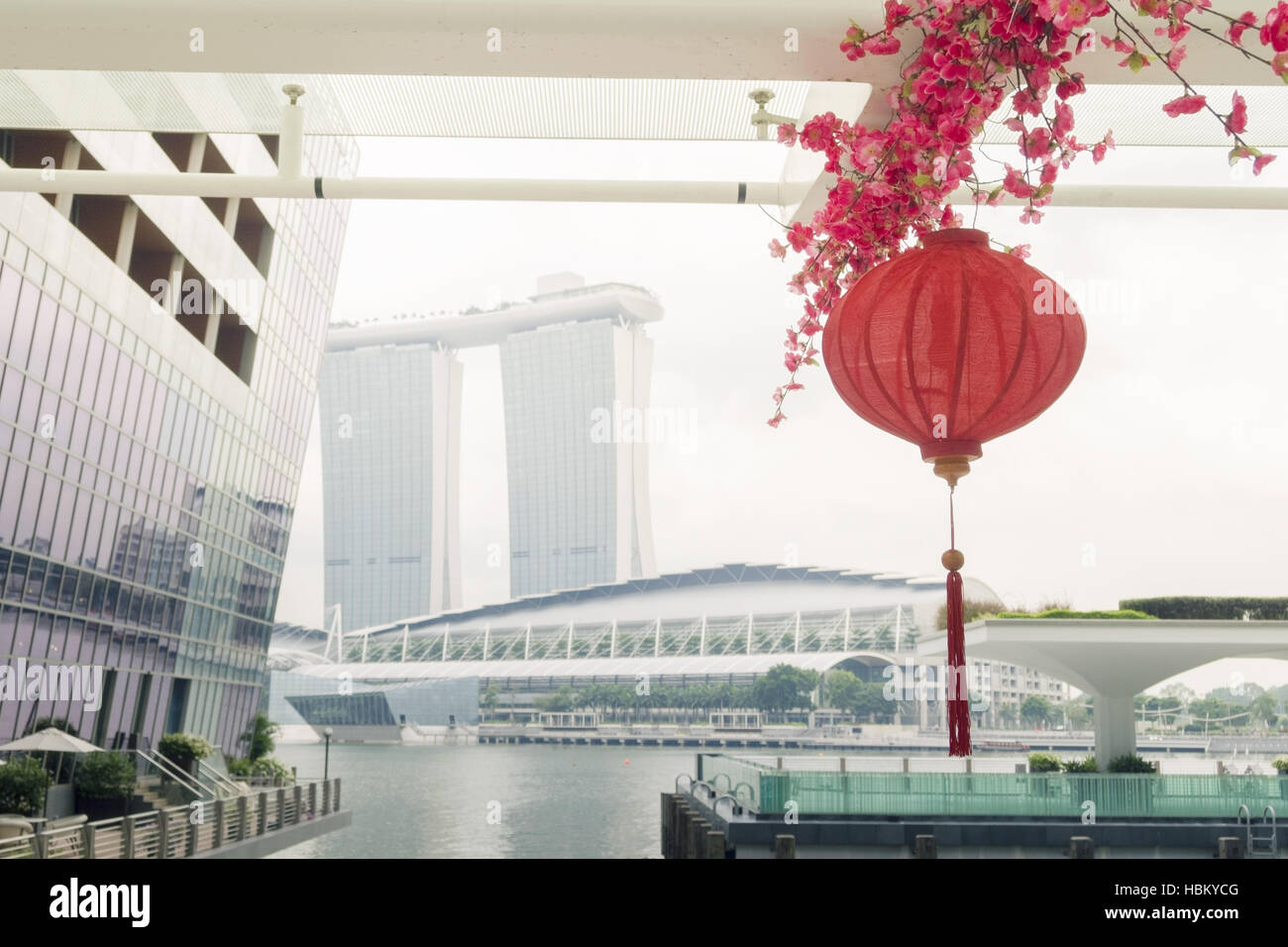 Singapur-Architektur Stockfoto