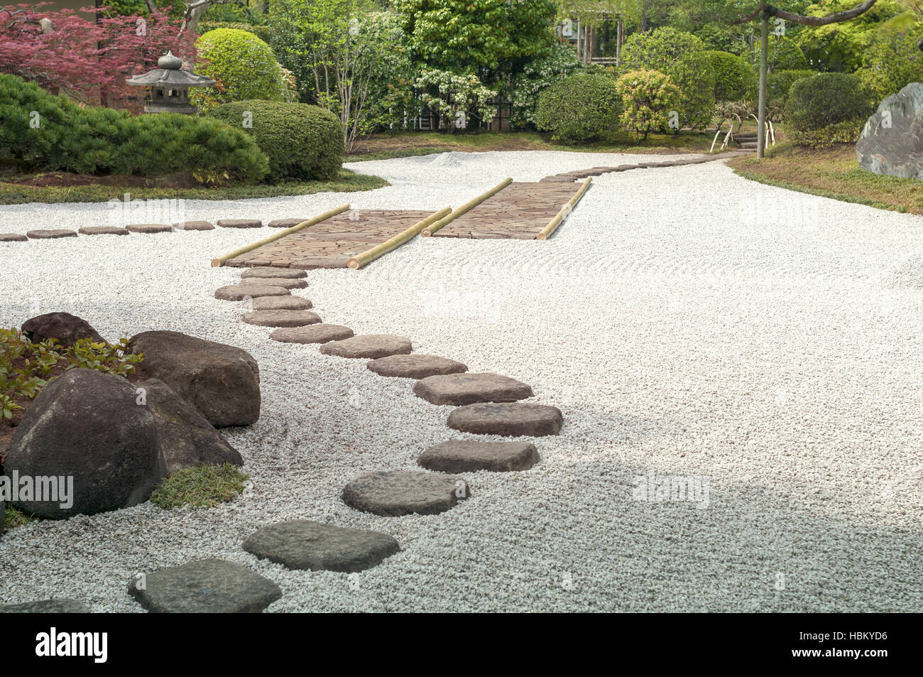 Zen-Garten Stockfoto