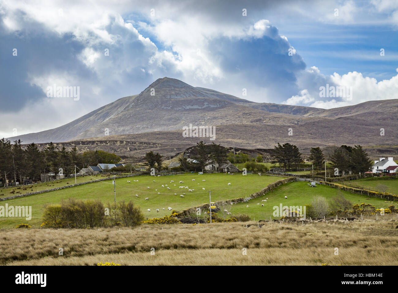 Landschaftskulisse in Donegal Ireland Stockfoto