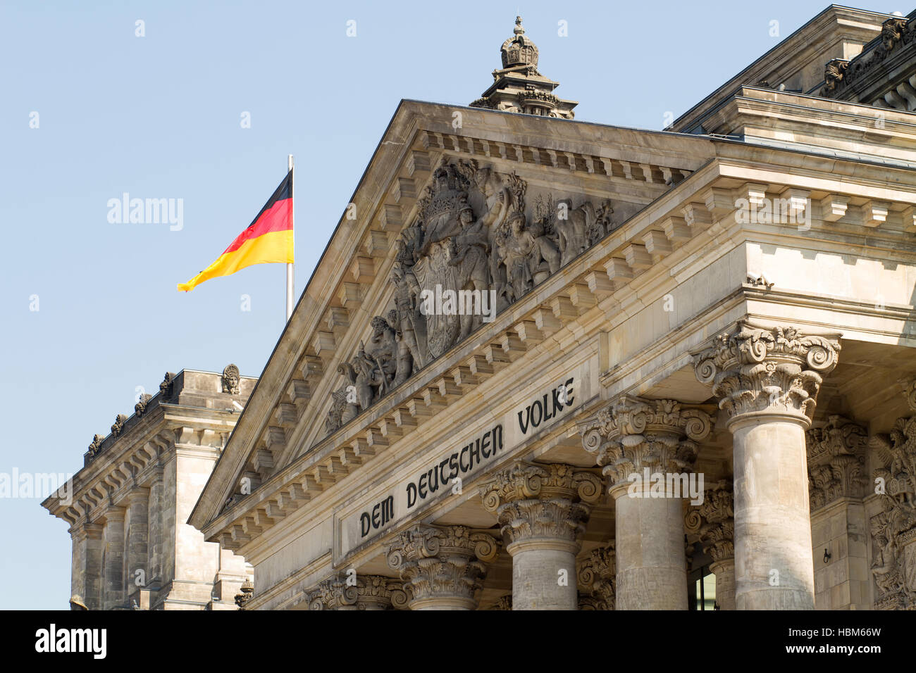 Reichstagsgebäude 002. Berlin Stockfoto