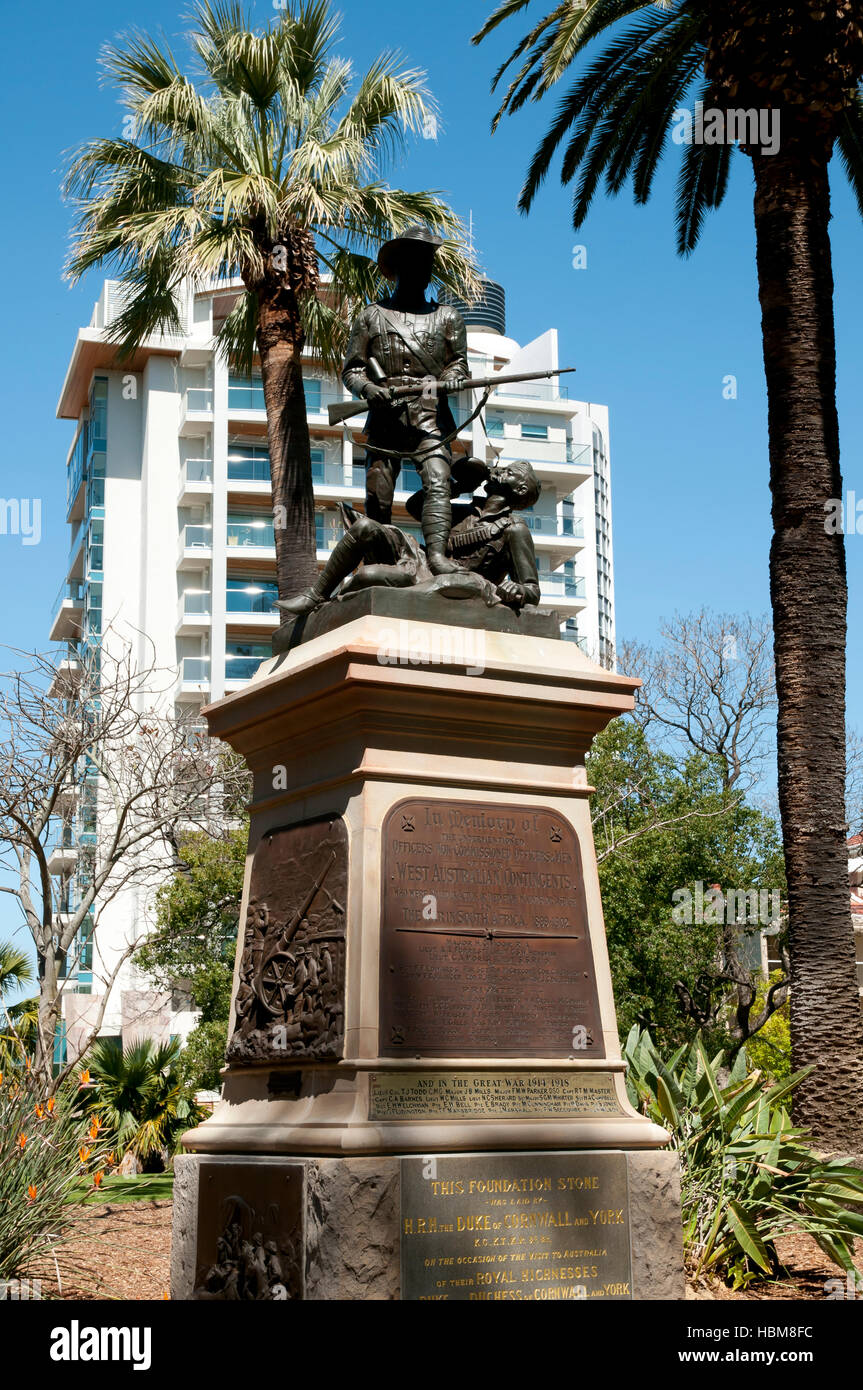 Soldaten-Denkmal - Perth - Australien Stockfoto