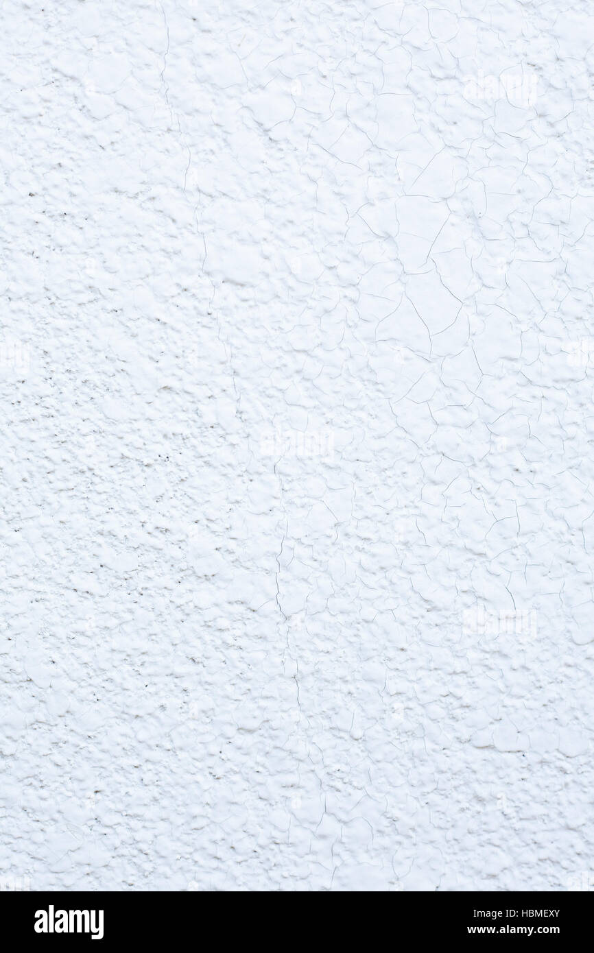 Nahtloses Bild von der weißen holprigen bemalte Wand Stockfoto
