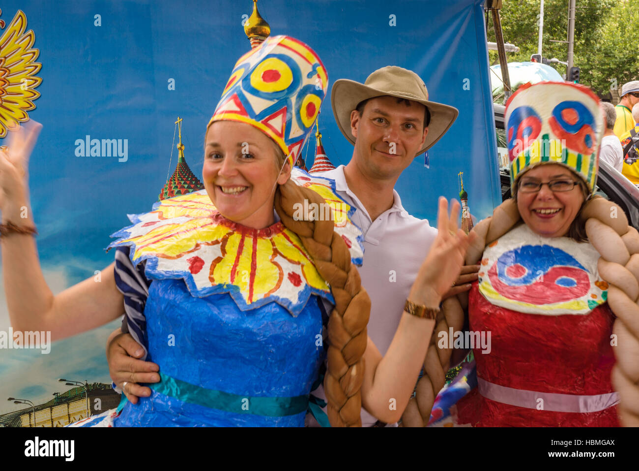 Australia Day Stadt Adelaide - Parade! Stockfoto