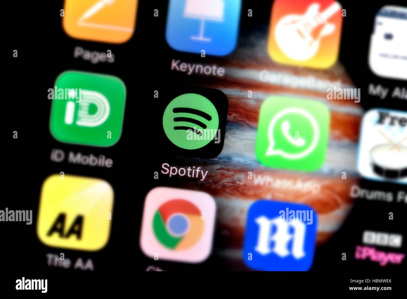 Spotify App-logo Stockfoto