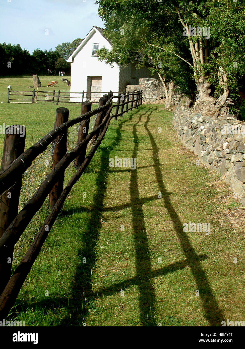 Irish Farm House Stockfoto