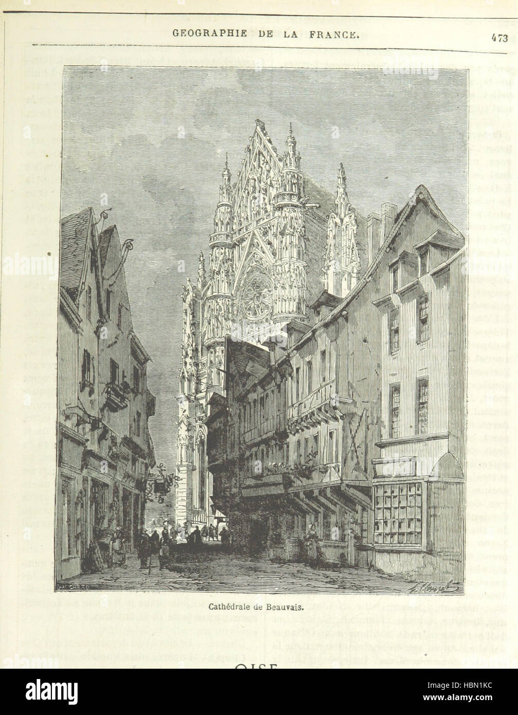 Bild von Seite 521 "[Géographie Illustrée De La France et de ses Kolonien... Précédée d ' une Étude Sur la Géographie Générale De La France, par T. Harmonielehre. Illustrationen par Clerget et Riou, etc..] " Bild von Seite 521 "[Géographie Illustrée De La Stockfoto