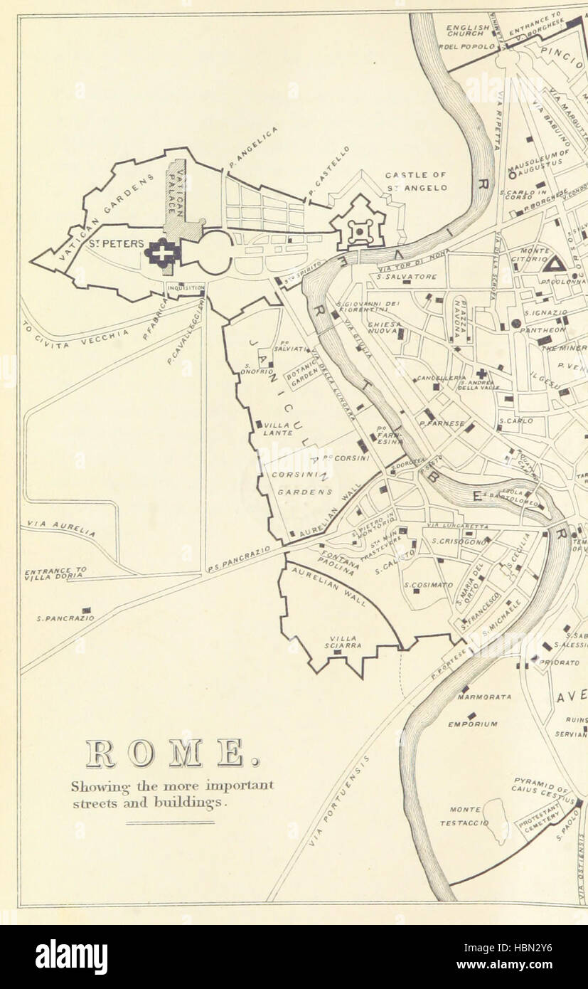 Bild entnommen Seite 498 von ' [Spaziergänge in Rom... Vierte Auflage.] " Bild entnommen Seite 498 von ' [geht in Rom Stockfoto