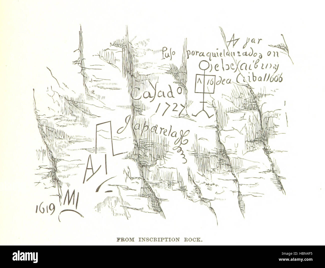 Bild entnommen Seite 351 von "das wunderbare Land; oder drei Jahre in Arizona und New Mexico, die Apachen Zuhause... Illustriert, etc. "Bild entnommen Seite 351 von" das wunderbare Land; oder, Stockfoto