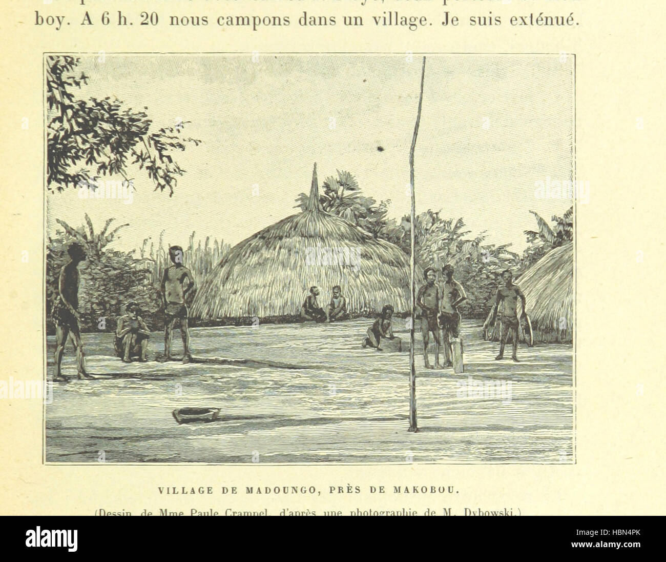 Bild von Seite 121 ' Nein Africains.-La Mission Crampel.-La Mission Dybowski.-La Mission Mizon.-La Mission Monteil... La Seconde Mission Mizon... Ouvrage Illustré "Bild von Seite 121 ' Nein Africains-La Mission Crampel-La Stockfoto