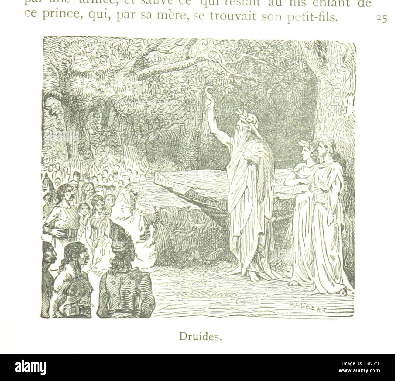 Bild von Seite 31 des "Récits d ' Histoire de France, zusammengestellt von M. Seignobos. Mit biographischen und geographischer Index, Erläuterungen und ein Vokabular von A. Esclangon bearbeitet. ... Mit Abbildungen und Karten. Einzige autorisierte Ausgabe "Bild von Seite 31 des" Récits d ' Histoire de France Stockfoto