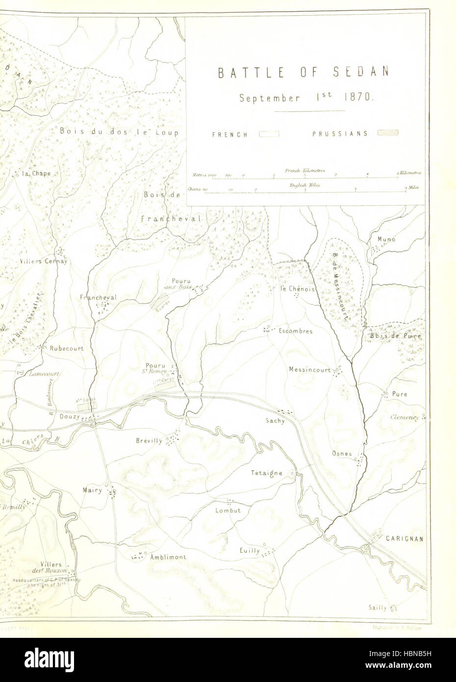 Bild entnommen Seite 517 von ' The Franco-Preussischer Krieg; seine Ursachen, Ereignisse und Cosequences. Bearbeitet von H. M. H.... Mit der Topographie und Geschichte des Rheintals, von W. H. D. Adams, usw. ' Bild entnommen Seite 517 von ' The Franco-Preussischer Krieg; seine Stockfoto