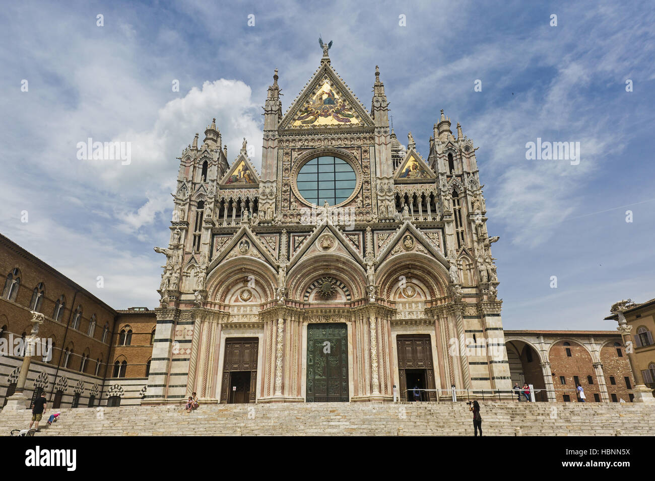 Duomo Santa Maria, Siena Stockfoto
