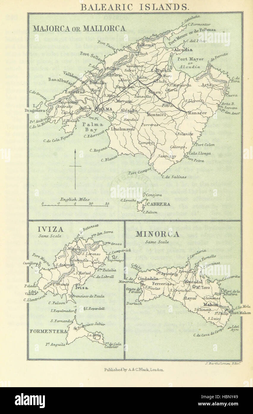 Bild von Seite 486 ' O' Shea's Guide nach Spanien und Portugal. Herausgegeben von John Lomas. Zehnte Ausgabe. [Mit einer losen Karte und Plänen.] " Bild von Seite 486 ' O' Shea's Guide nach Spanien Stockfoto