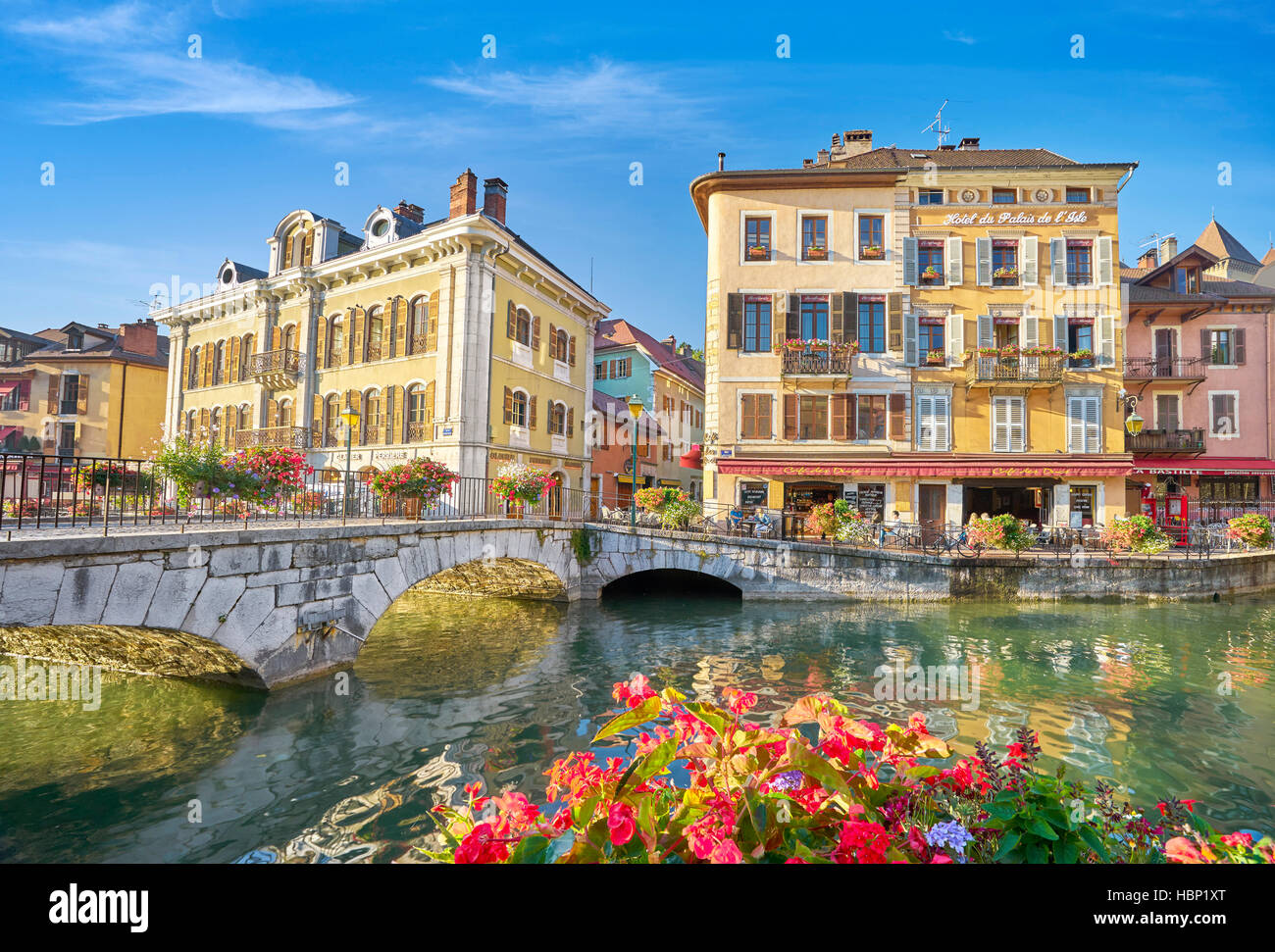 Canal de Thiou, Annecy, Frankreich Stockfoto