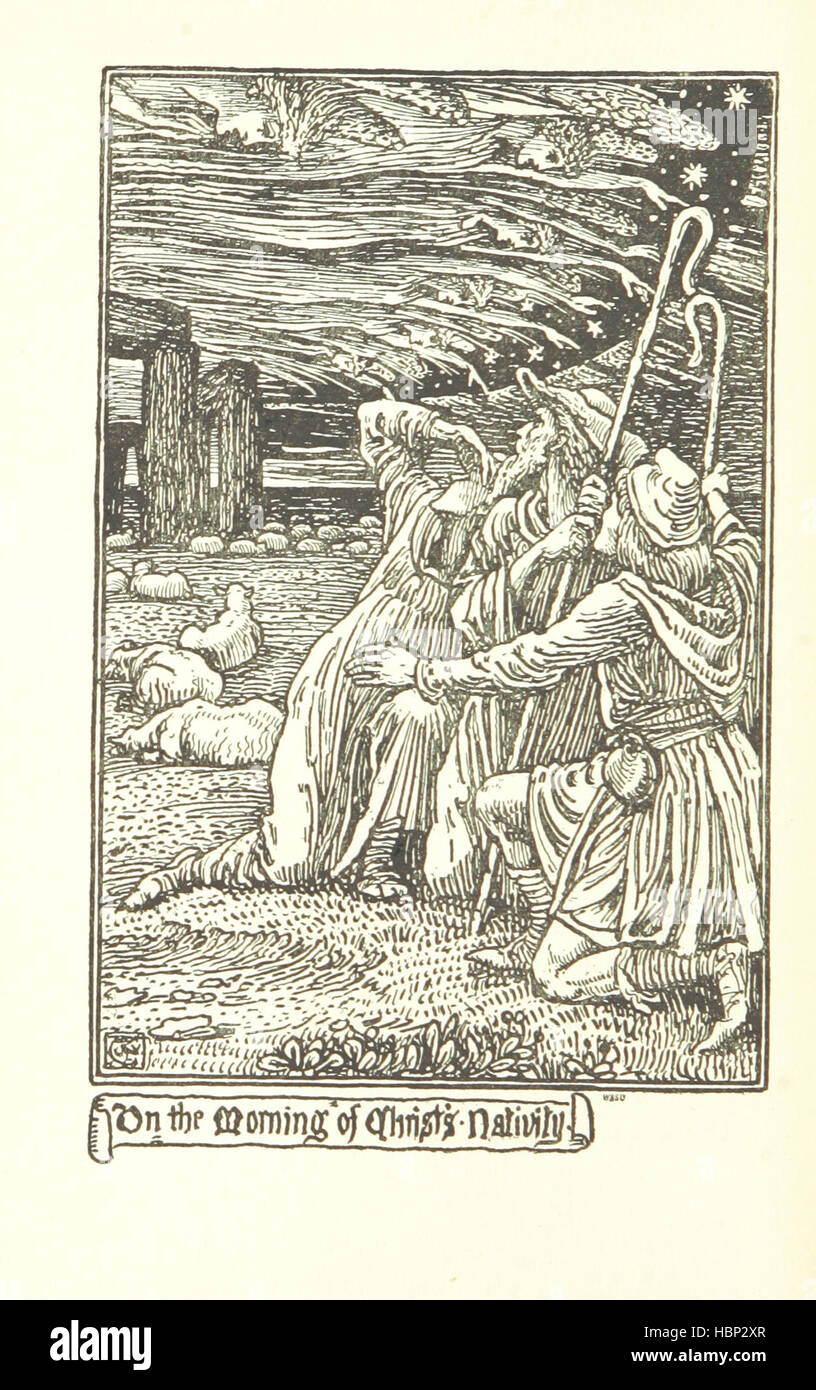 Bild von Seite 70 von "A Book of Weihnachten Verse. Ausgewählt von H. C. Beeching, etc. "Bild von Seite 70 von" A Book of Christmas Stockfoto