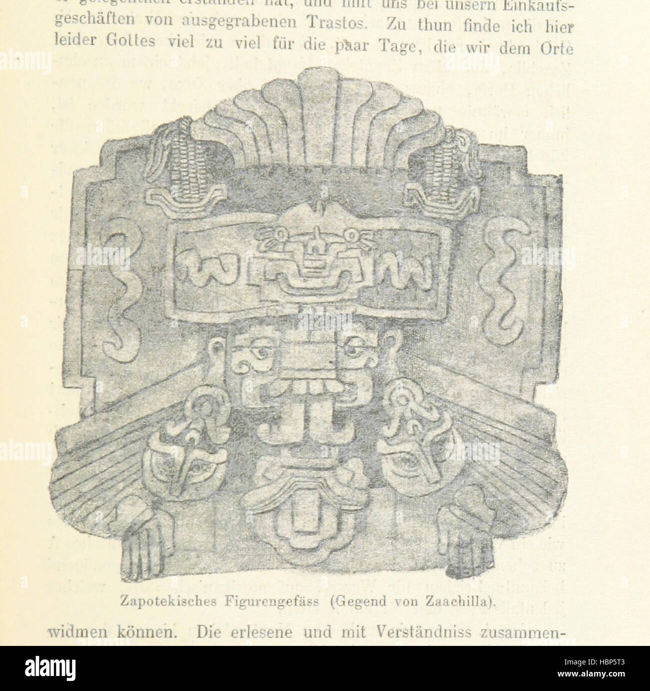 Das Bild von Seite 243 des Reisebriefes aus Mexiko zeigt Reisematerial, das Mexiko dokumentiert, einschließlich Landschaften, Kultur, Siedlungen, Traditionen, und Erfahrungen, illustriert durch Buchstaben und Schilder. Stockfoto