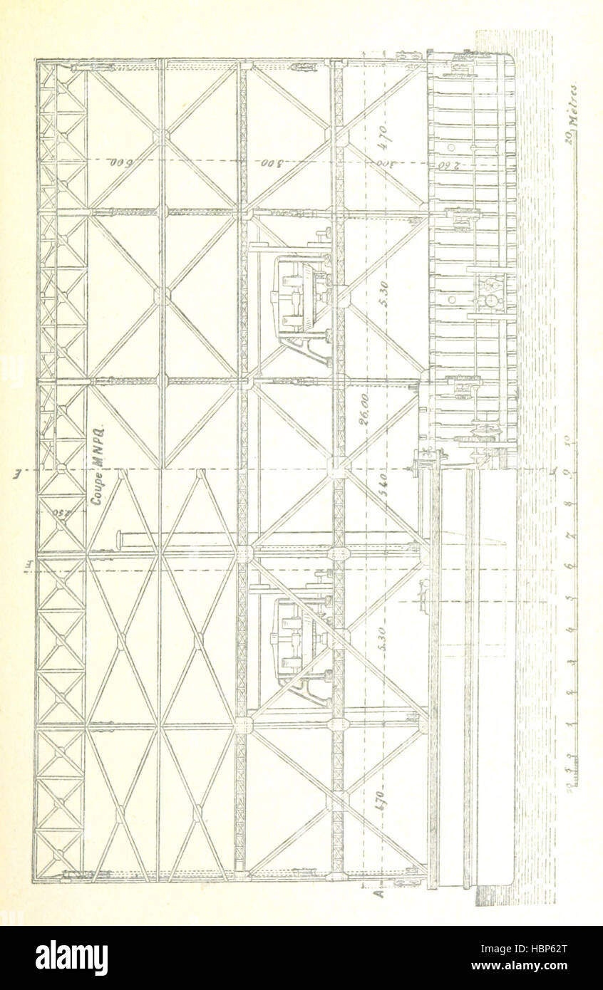 Bild entnommen Seite 209 des ' Anvers Port de mi. Beschreibung du port et des Établissements Maritimes d ' Anvers, etc. [von G. Rogers, E. de Keyser, P. de Wit und C. G. Haenen.] " Bild entnommen Seite 209 des ' Anvers Port de Mer Stockfoto
