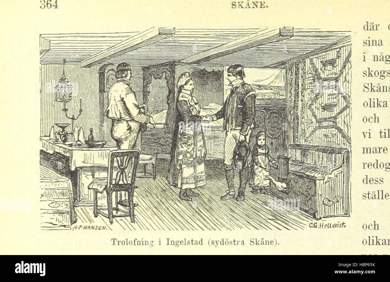 Bild von Seite 420 von "Genom Sveriges Bygder. Skildringar af Vårt Land Och Folk... Tredje Upplagan, Genomsedd Och Tillökad af J. P. Velander. Med 545 Illustrationer "Bild von Seite 420 von" Genom Sveriges Bygder Skildringar Stockfoto