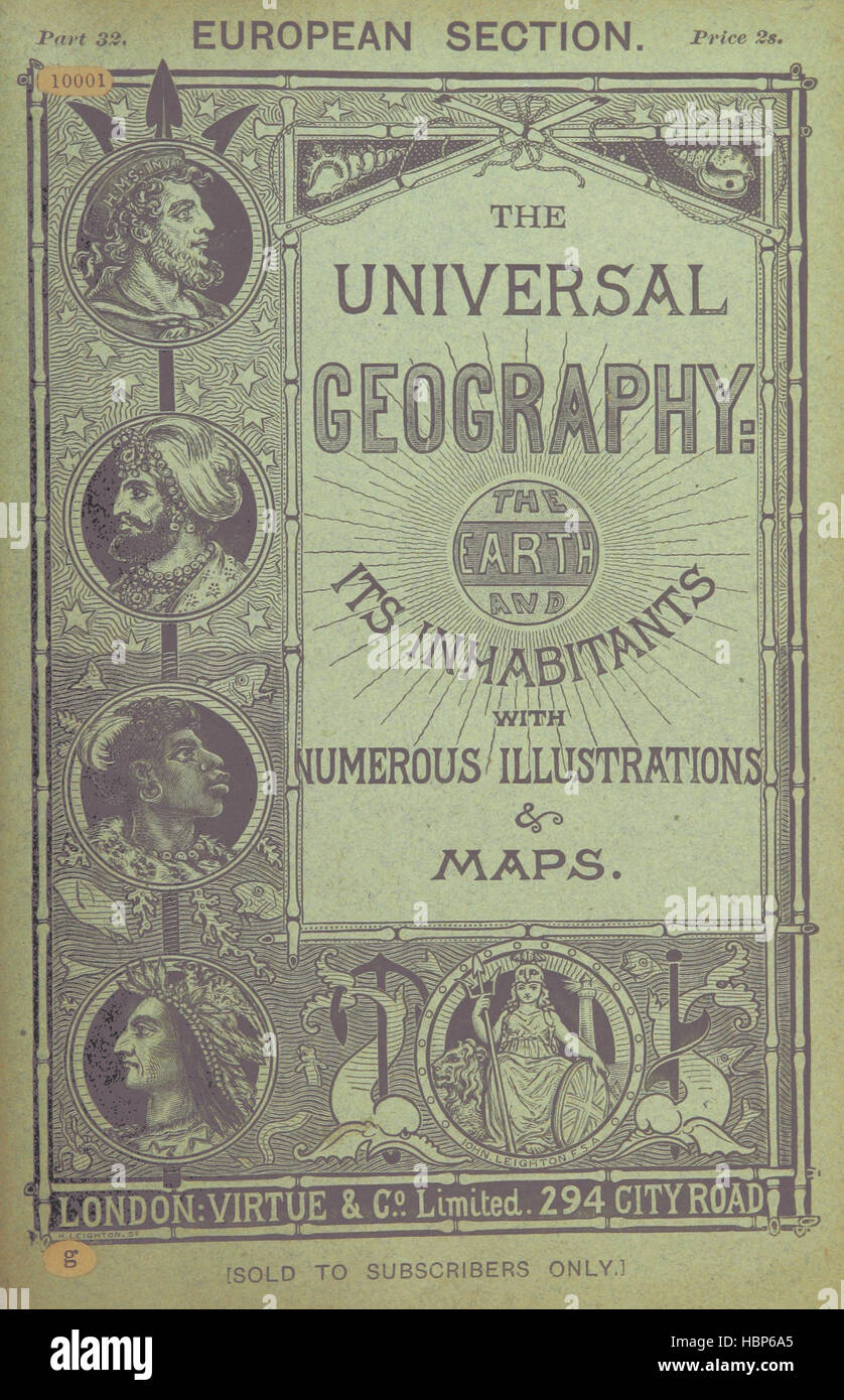 Bild entnommen Seite 633 von "die Erde und ihre Bewohner. Die Europäische Sektion der allgemeinen Geographie von E. Reclus. Bearbeitet von E. G. Ravenstein. Illustriert von..., Gravuren und Karten Bild entnommen Seite 633 von "The Earth und seine Stockfoto