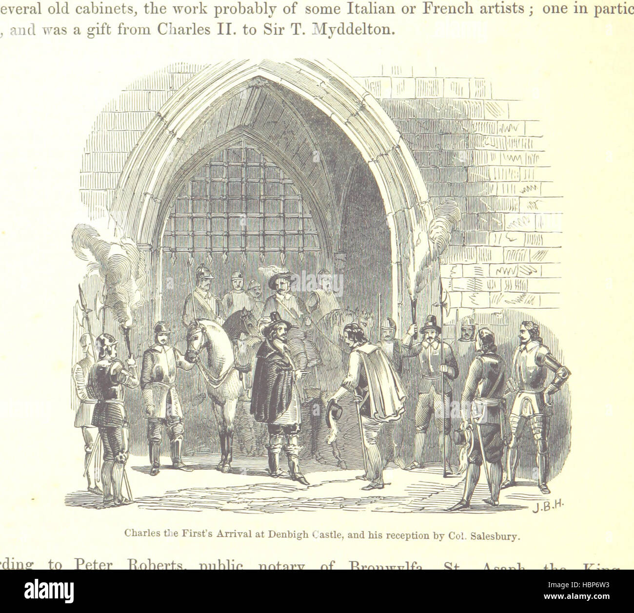 Bild entnommen Seite 410 von ' Royal besucht und schreitet nach Wales und den Grenzbezirken von Cheshire, Salop, Hereford und Monmouth, vor der ersten Invasion der Julius Cæsar, auf die freundliche besuchen Sie von ihr die meisten gnädige Königin Victoria... Illustra Bild entnommen Seite 410 von ' Royal besucht und schreitet Stockfoto