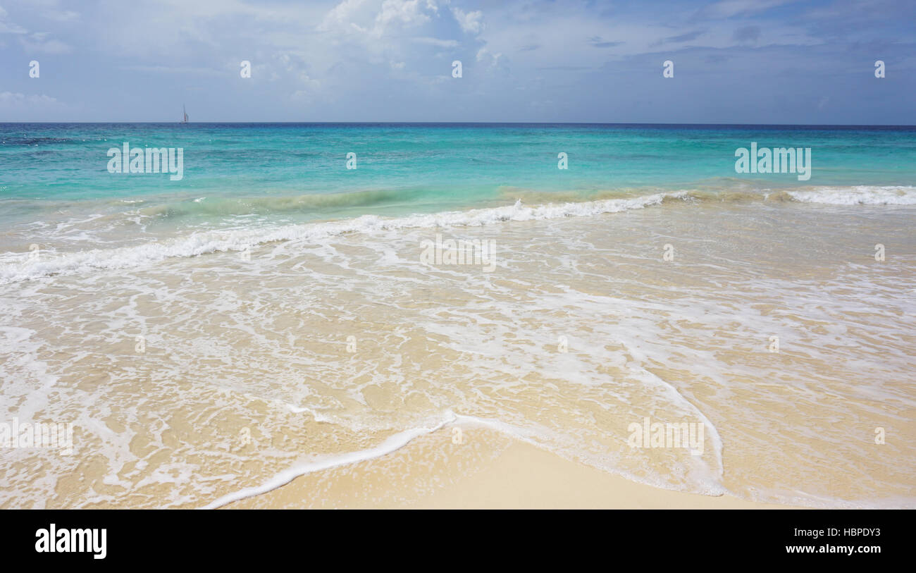 Strand von Santa Maria auf Kap verden Stockfoto