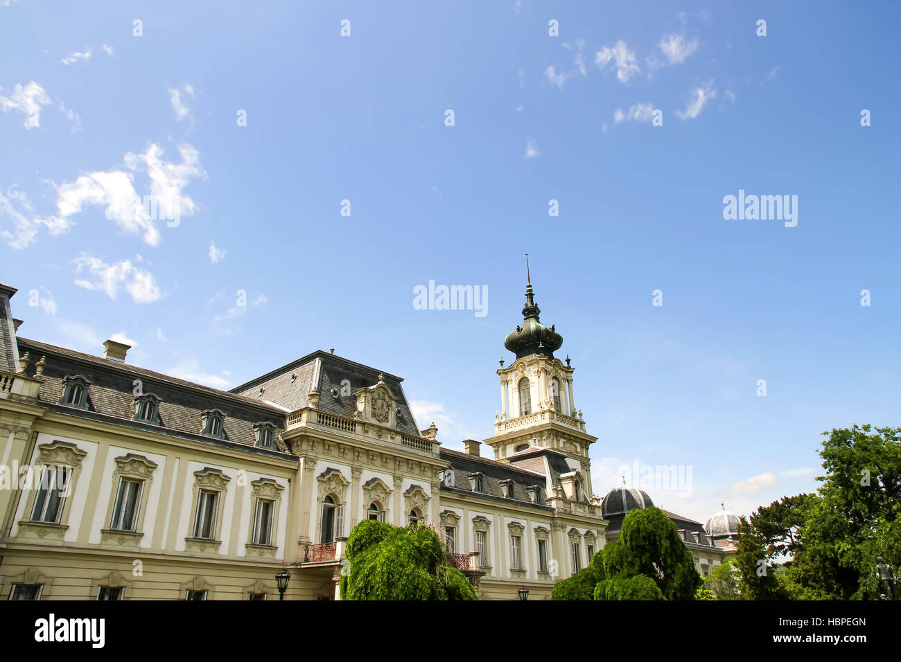 Berühmten Schloss in Keszthely Stockfoto