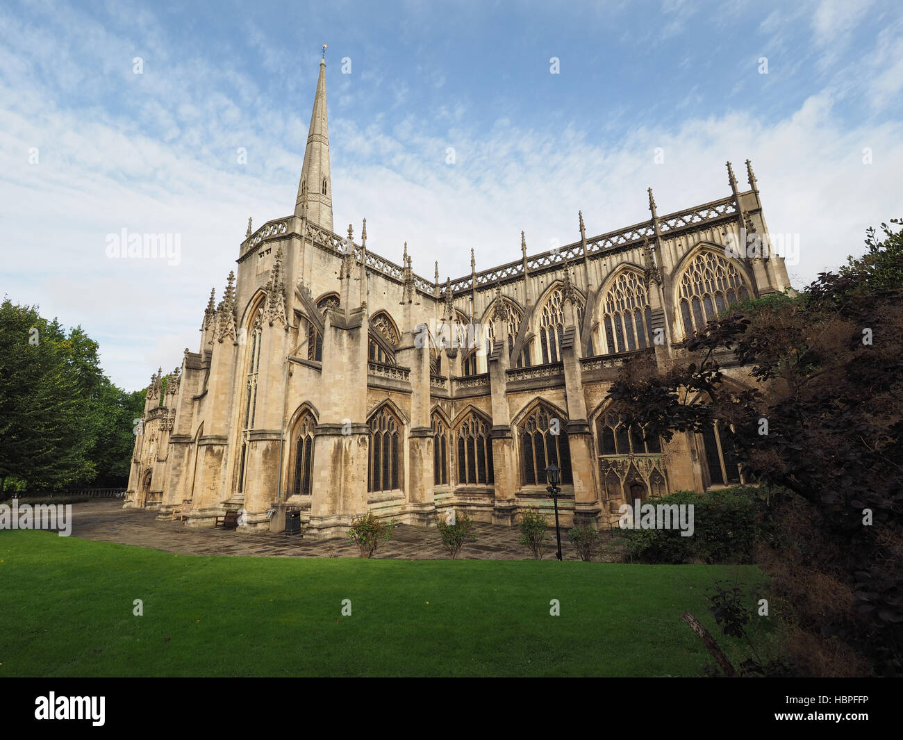 St Mary Redcliffe in Bristol Stockfoto