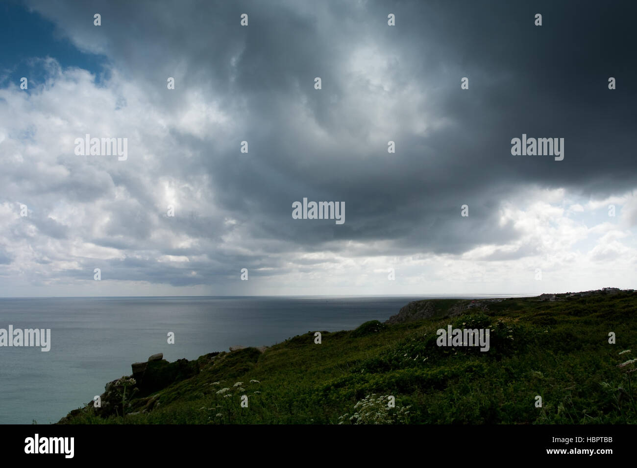 Logan-Bay Cornwall Landschaft Stockfoto