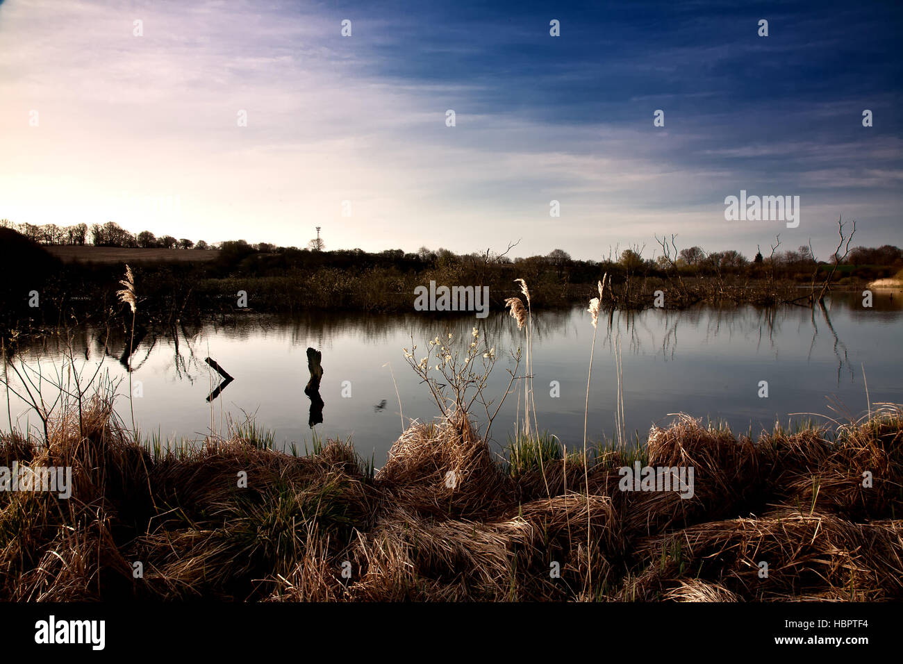 Landschaft-Nordeuropa Stockfoto