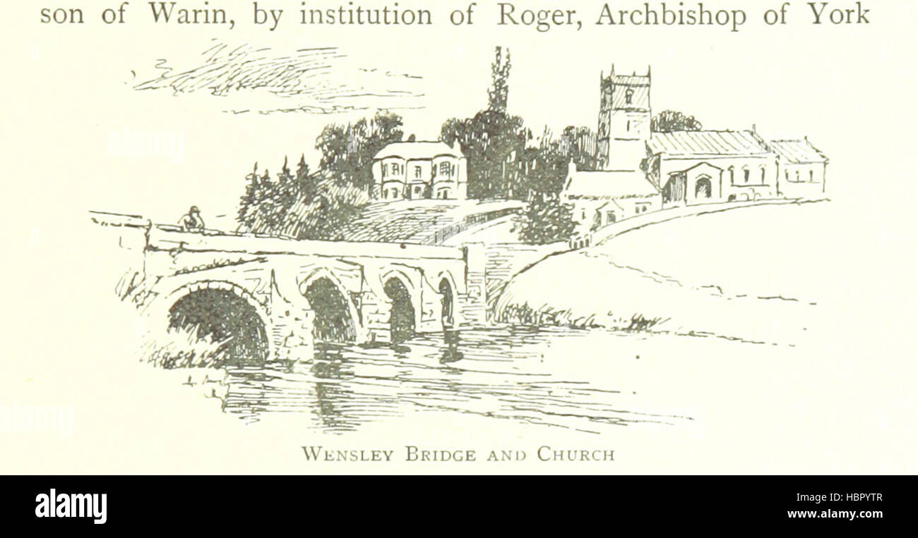 Bild entnommen Seite 185 des "Handbuch für Touristen in Yorkshire und komplette Geschichte der Grafschaft. Mit... Illustrationen. [Von W. W., d. h. W. Wheater.] " Bild entnommen Seite 185 des "Handbuch für Touristen in Stockfoto