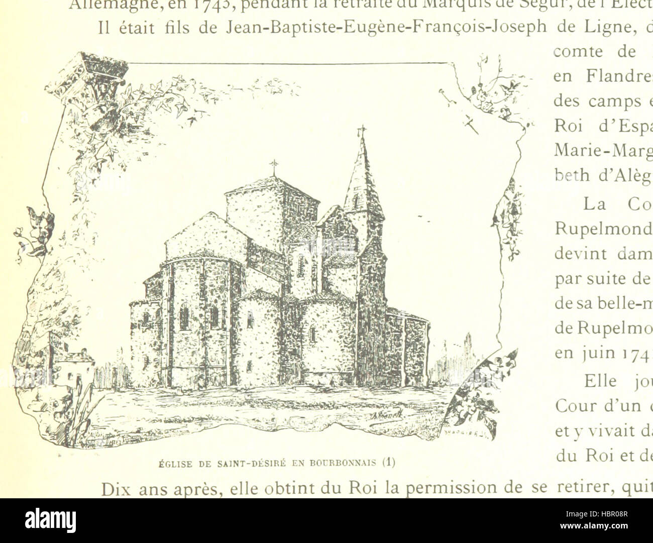 Bild entnommen Seite 199 von "Sur Une Page Vichy et ses environs. Les Hospize et Leurs Fondateurs, etc. [mit Platten.] " Bild entnommen Seite 199 von "Sur Une Page Vichy Stockfoto