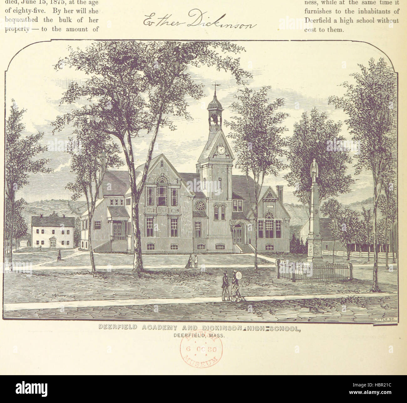 Bild von Seite 80 "History of Connecticut Valley in Massachusetts (von N. B. Sylvester), mit Abbildungen und biographischen Skizzen von einigen prominenten Männern und Pioniere [von anderen Autoren]" Bild entnommen Seite 80 von "Geschichte der Connecticut Stockfoto
