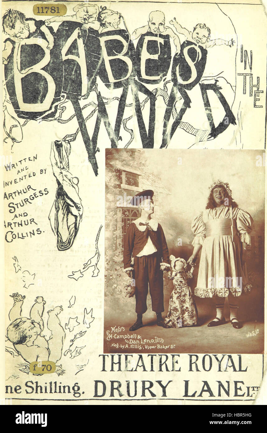 Bild von Seite 7 von "Kinder Grand Pantomime, die Babes in den Holz usw." Bild von Seite 7 von "Grand Pantomime für Kinder, die Stockfoto
