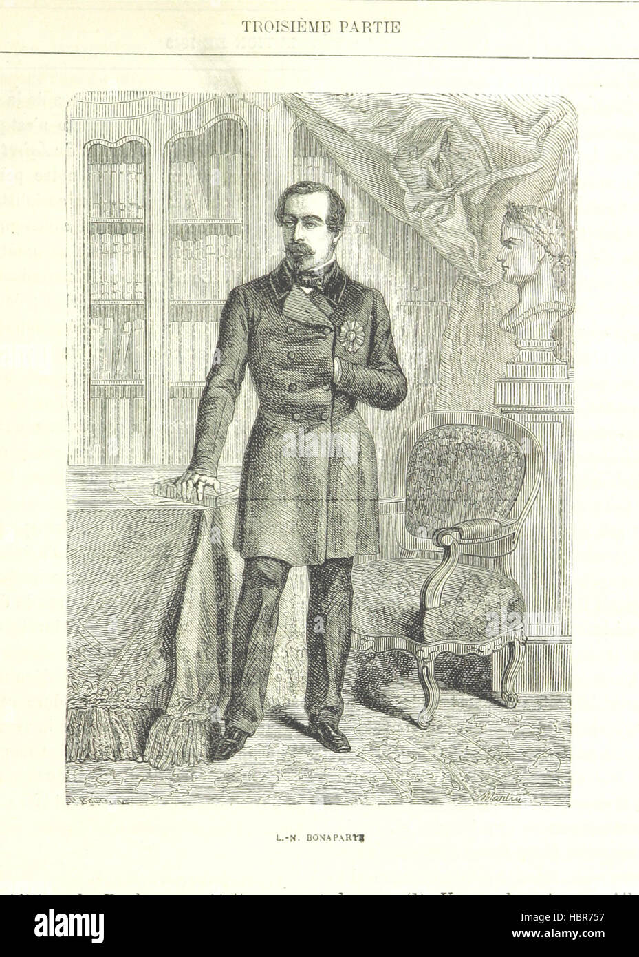 Abbildung Seite 421 entnommen "[Histoire De La Révolution de 1848... Nouvelle Édition.] " Abbildung Seite 421 entnommen "[Histoire De La Révolution Stockfoto