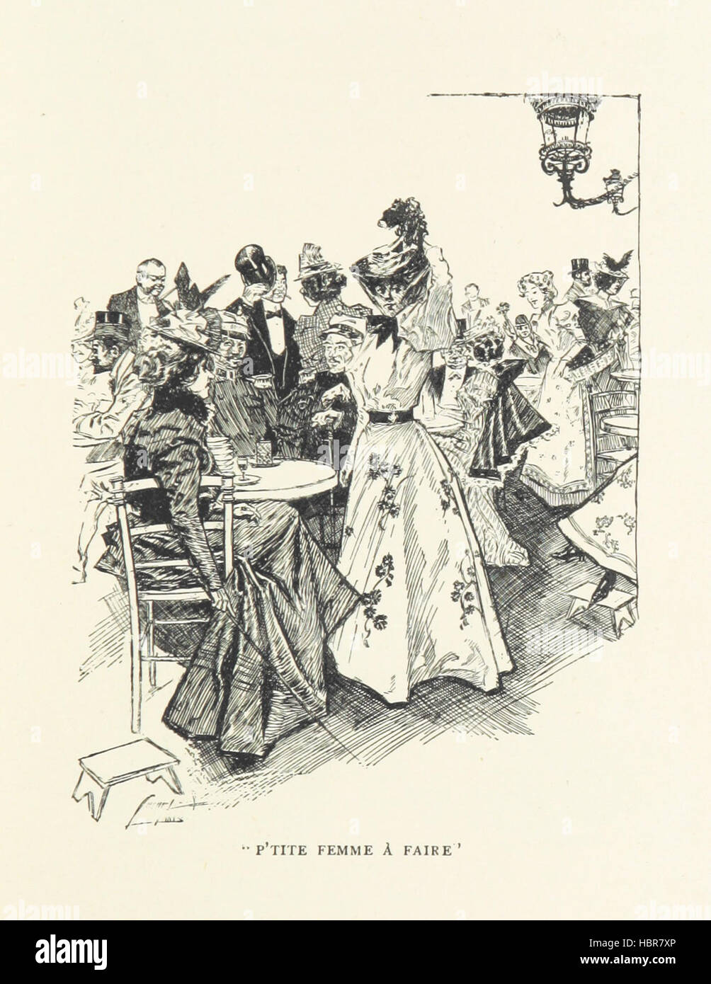 Bild von Seite 139 des "böhmischen Paris von heute. ... Aus Notizen von E. Cucuel geschrieben. Illustriert von E. Cucuel "Bild von Seite 139 des" böhmischen Paris von heute Stockfoto