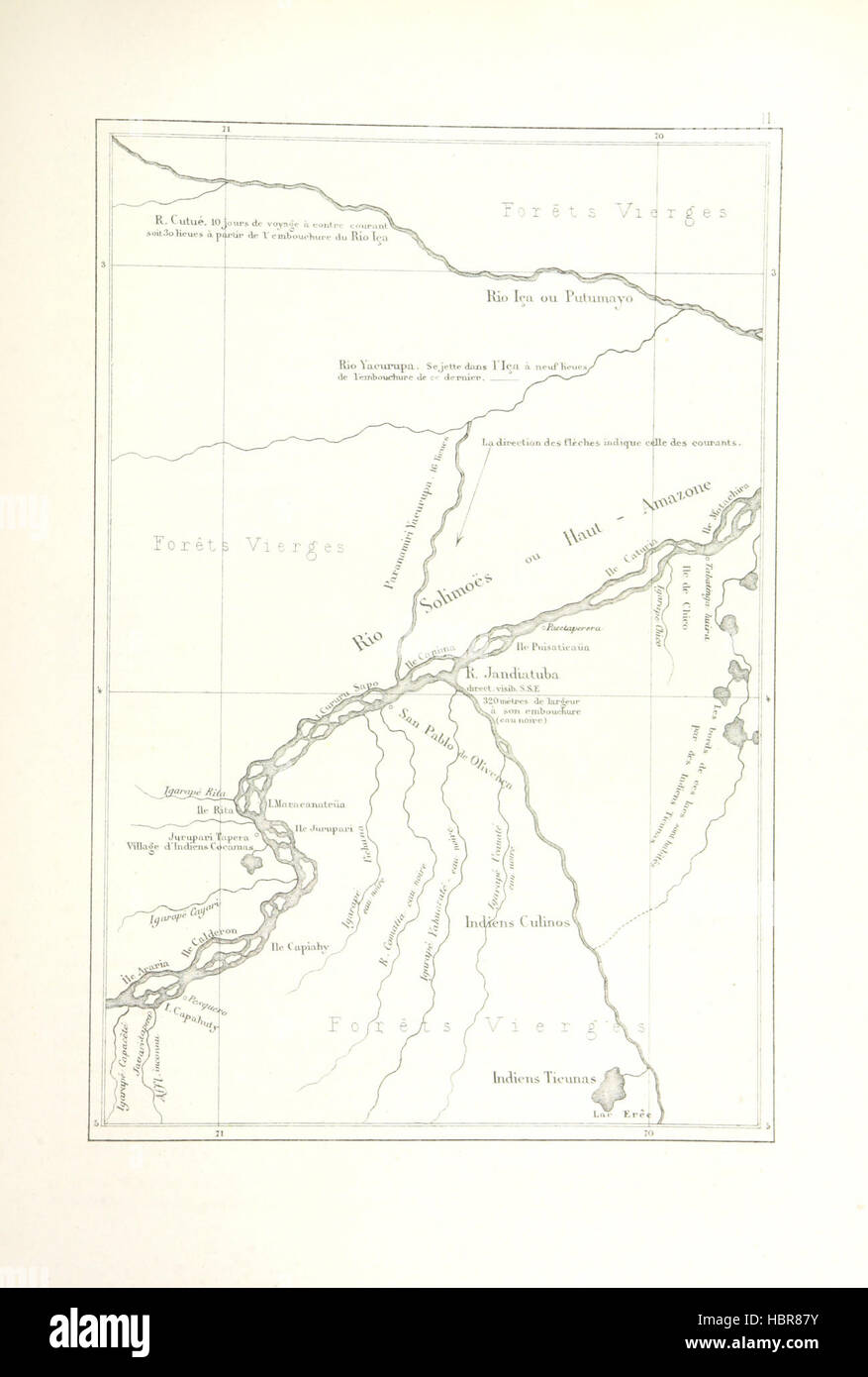 Bild von Seite 367 von "Voyage À Travers l 'Amérique du Sud de l'Océan Pacifique À l' Océan Atlantique... Illustré... par E. Riou, etc. "Bild von Seite 367 von" Voyage À Travers l'Amérique Stockfoto