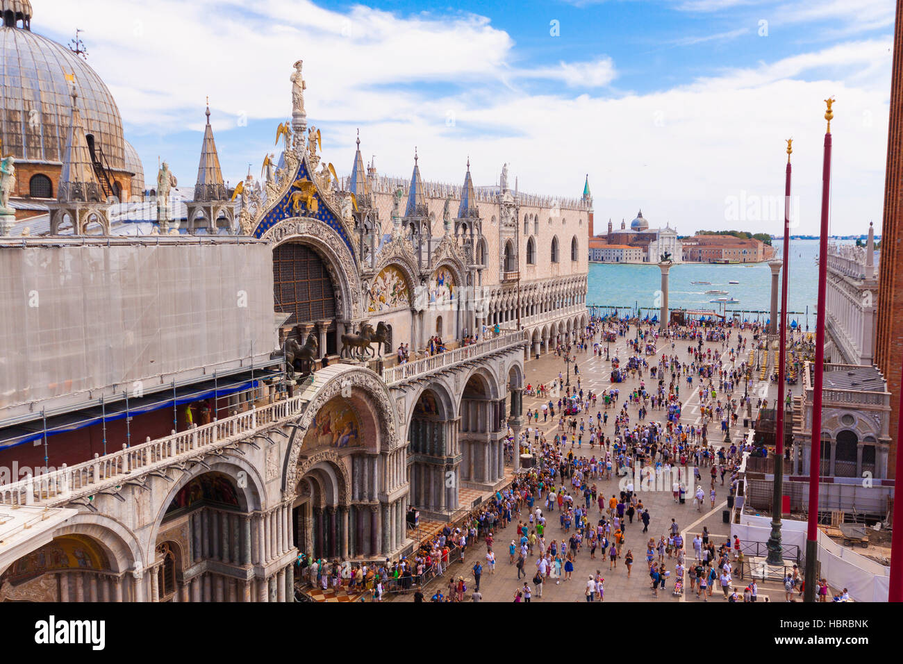 Piazza San Marco, Italien Stockfoto