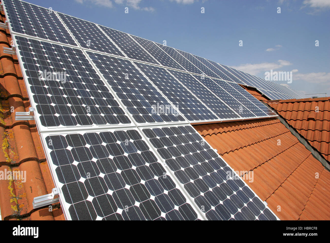 Solar-Strom Stockfoto