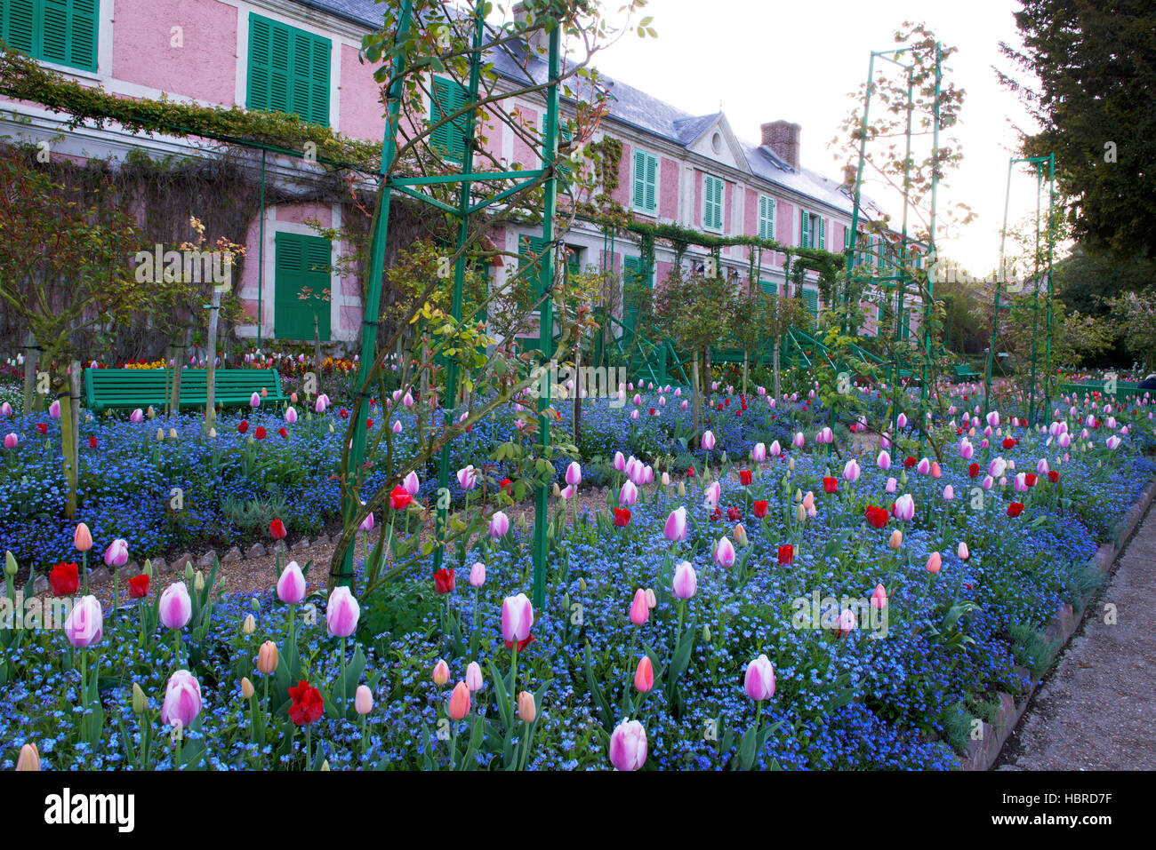 Claude Monet, Haus von giverny Frankreich Stockfoto