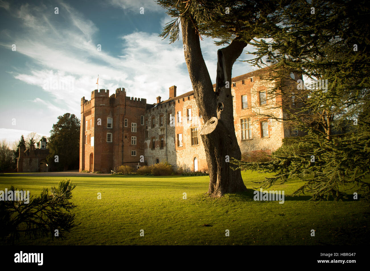 Farnham Castle Stockfoto