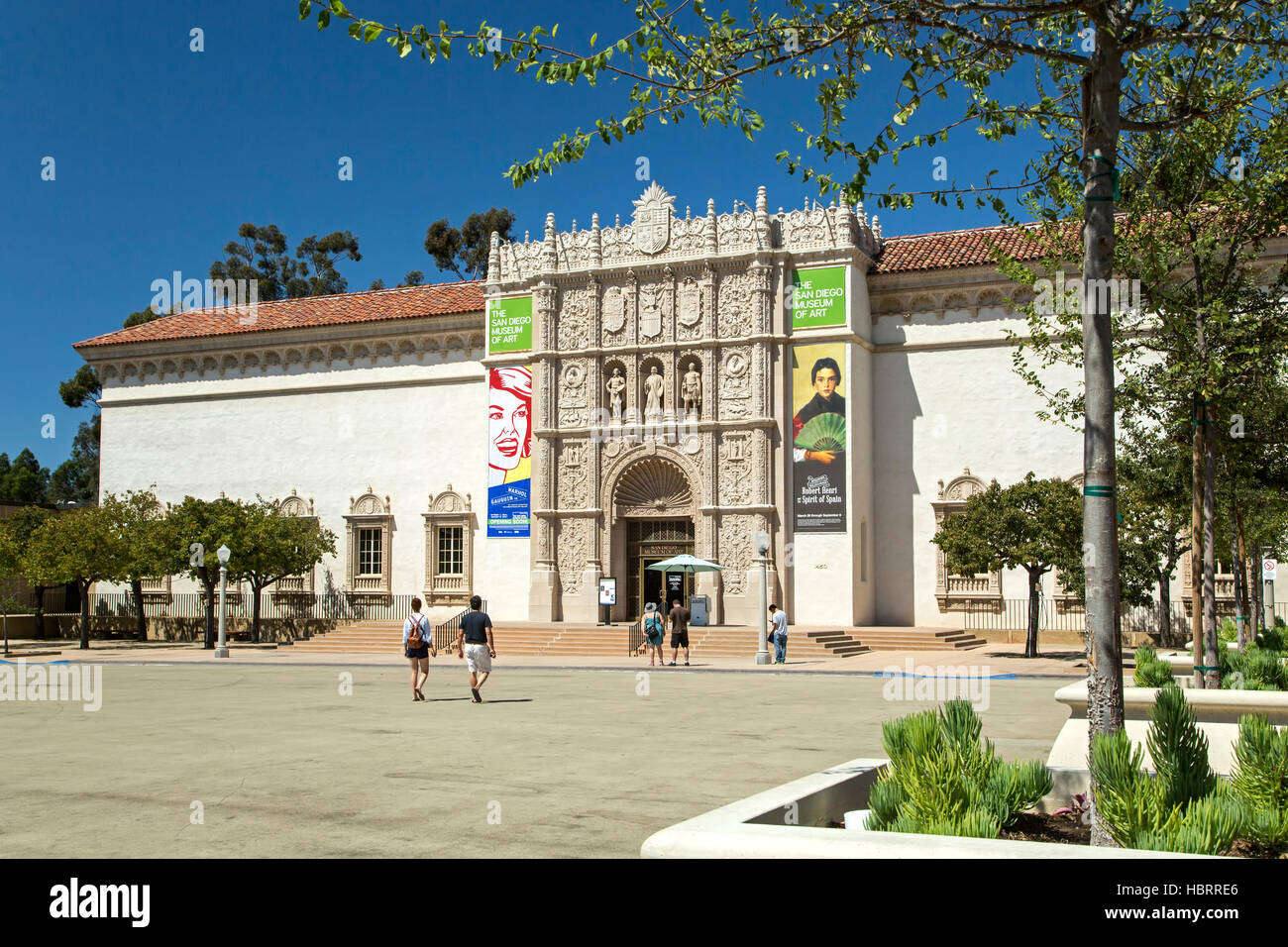 San Diego Museum der Kunst, Balboa Park, San Diego, Kalifornien Stockfoto
