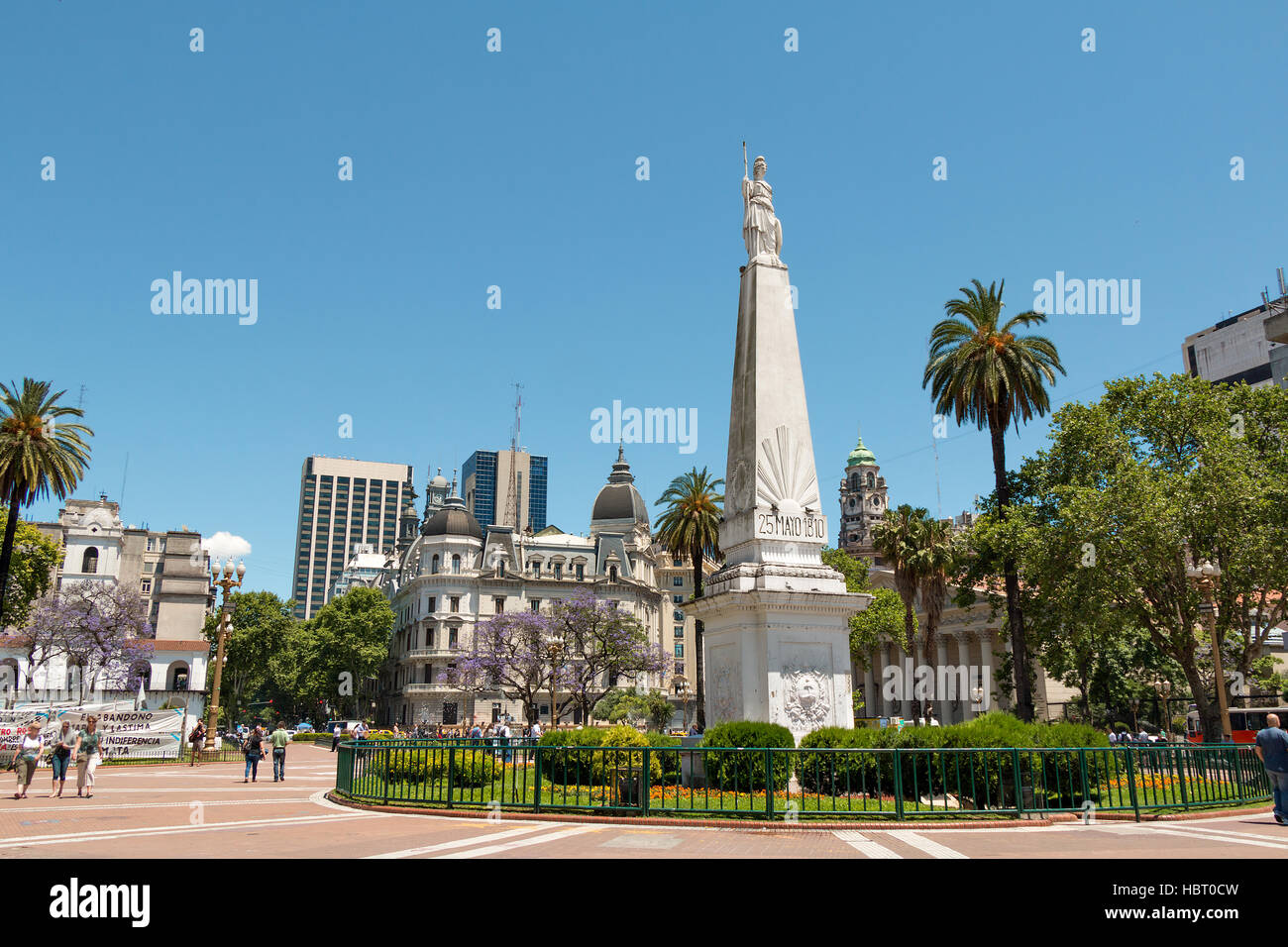Plaza de Mayo in Buenos Aires Argentinien Stockfoto