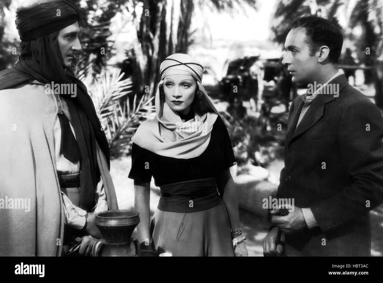 DER Garten ALLAHS, Basil Rathbone, Marlene Dietrich, Charles Boyer, 1936 Stockfoto