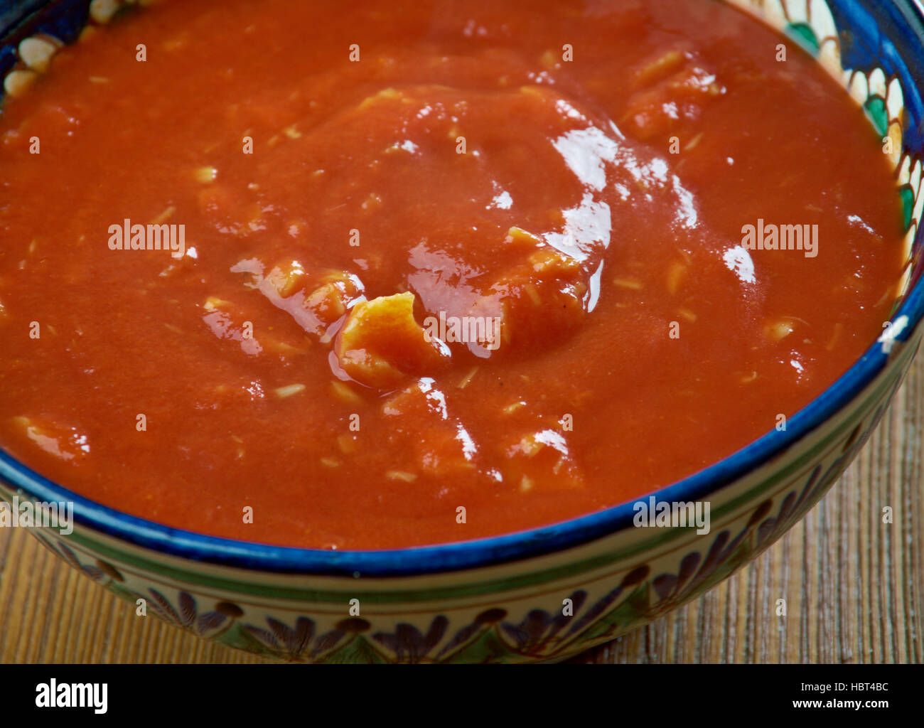 Bermuda-Fischsuppe - Chowder Suppe, die gilt als das Nationalgericht von Bermuda, eine britische Überseegebiet im Nord-Atlantik Stockfoto